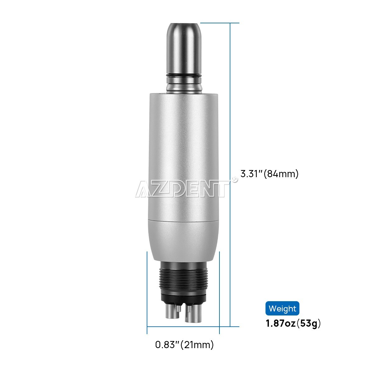 Dental Hygiene Prophy Handpiece Air Motor 4Holes 4:1 Nose Cone 360°Swivel 4K RPM