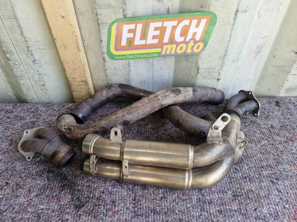 2000 DUCATI 748 EXHAUST HEADERS DOWNPIPES SYSTEM