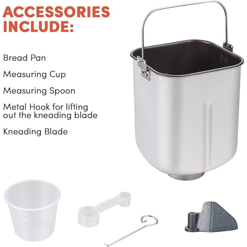 Automatic Bread Maker 19 Settings 15 Hour Delay Timer Make Fresh Breads New