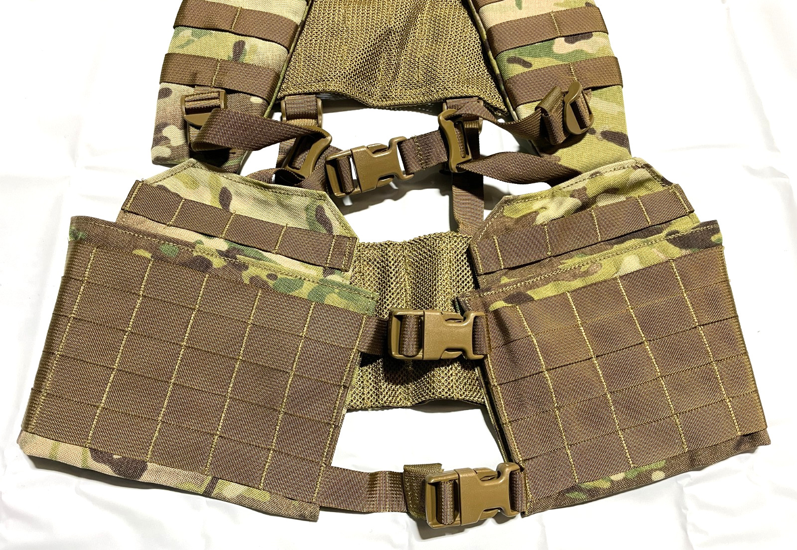 US Army OCP Multicam DFLCS V2 Load Carrying Gear Vest - H Harness - LARGE - NEW