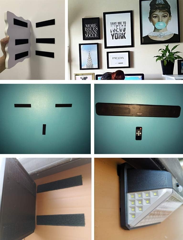 Versatile 1 Inch x 4 Inch Hook and Loop Strips - 15 Adhesive Sets for Easy Use