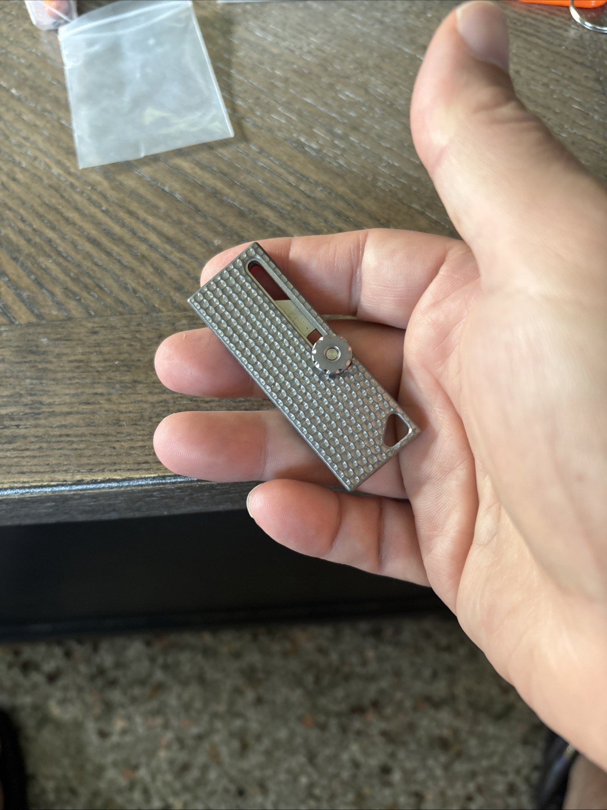 CountyComm Maratac MaxMadCo Utility Knife Blade Gen 1 Full Titanium Slide Lock