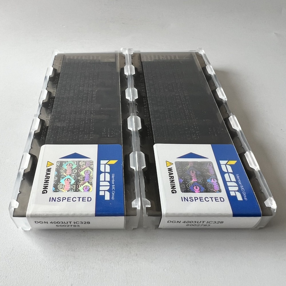 ISCAR / DGN4003UT IC328 / Industrial indexable carbide inserts 10 Pcs