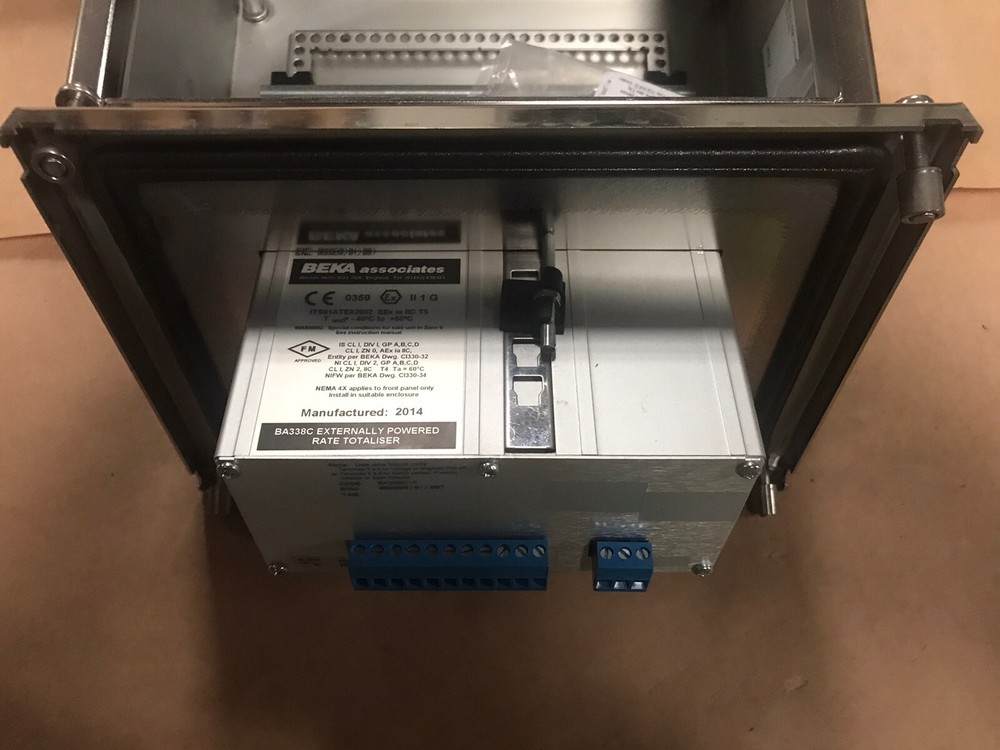 Beka BA338C Display Hydraulic Flowmeter Enclosure