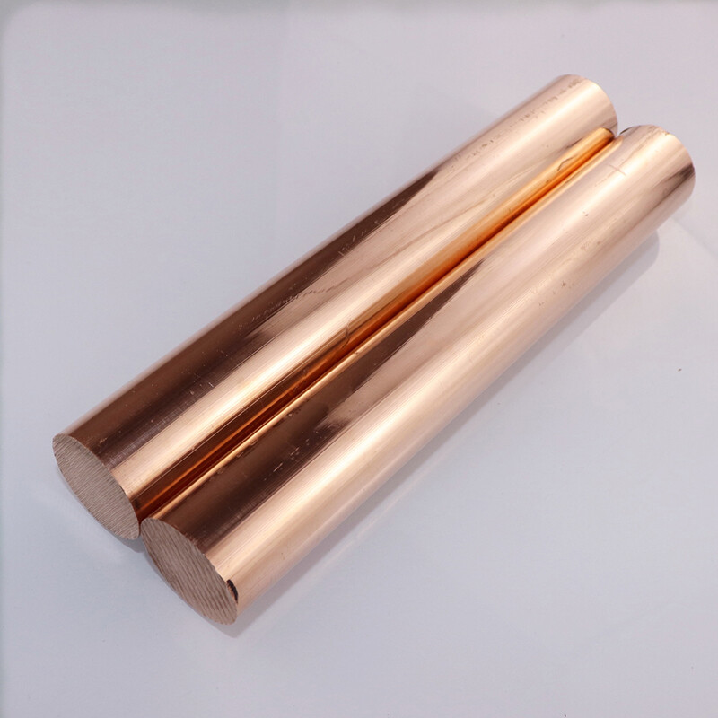 Copper Round Solid Bar Rod Multiple Sizes Length 200mm Diameters 8mm-28mm