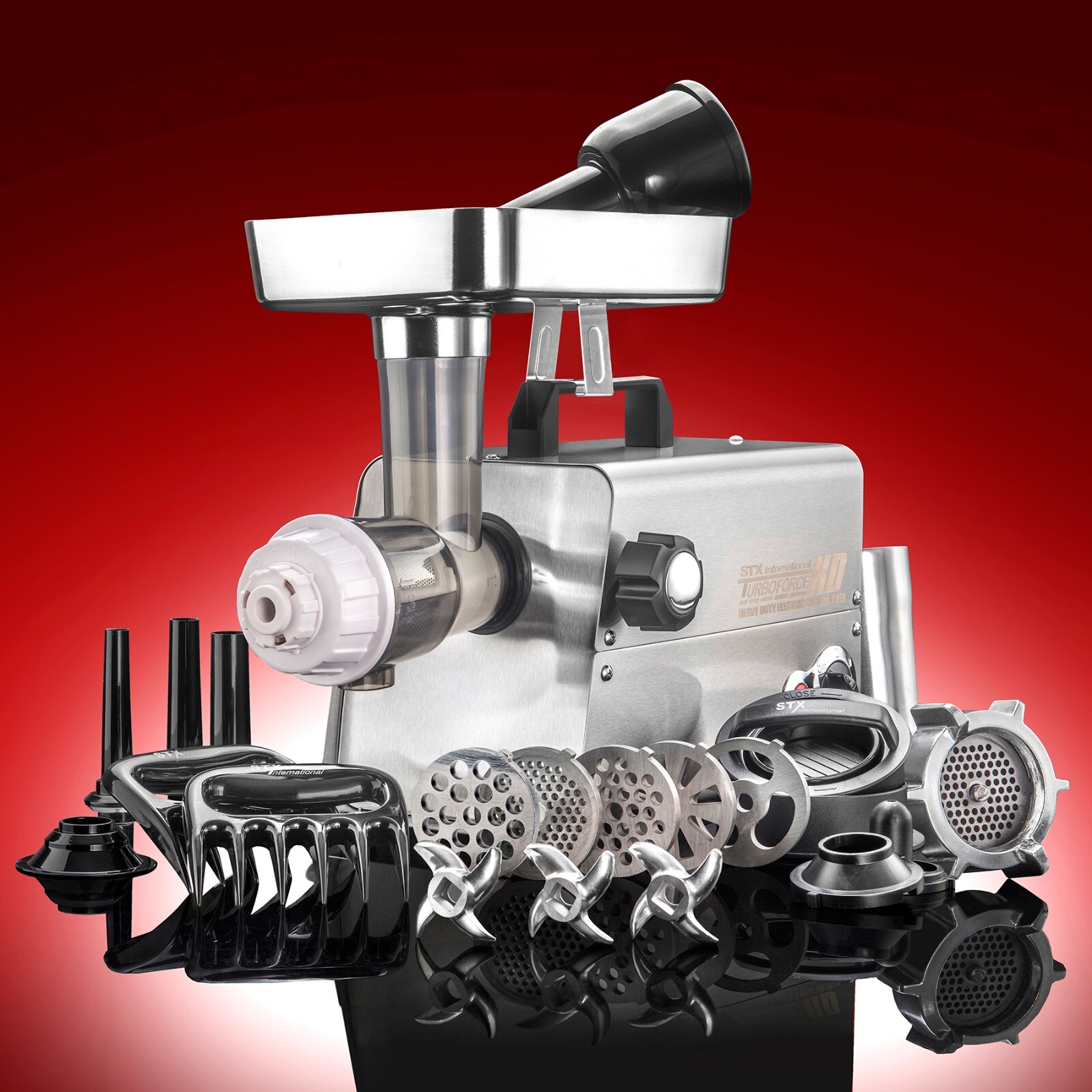 STX International Turboforce 3500 "HD" Heavy Duty Meat Grinder w/ Juicer & More!