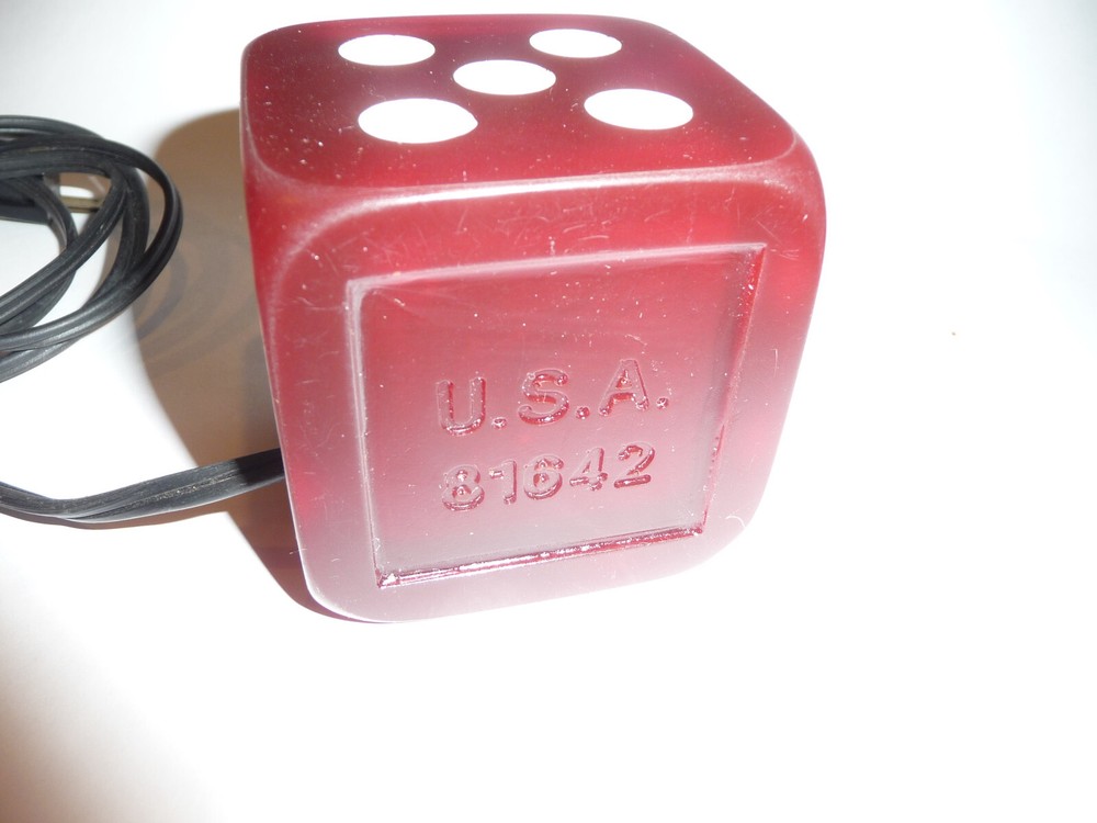 Red Die Electric Cigar Table Lighter