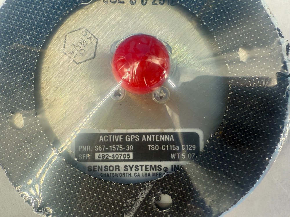 Sensor Systems GPS Antenna P/N S67-1575-39