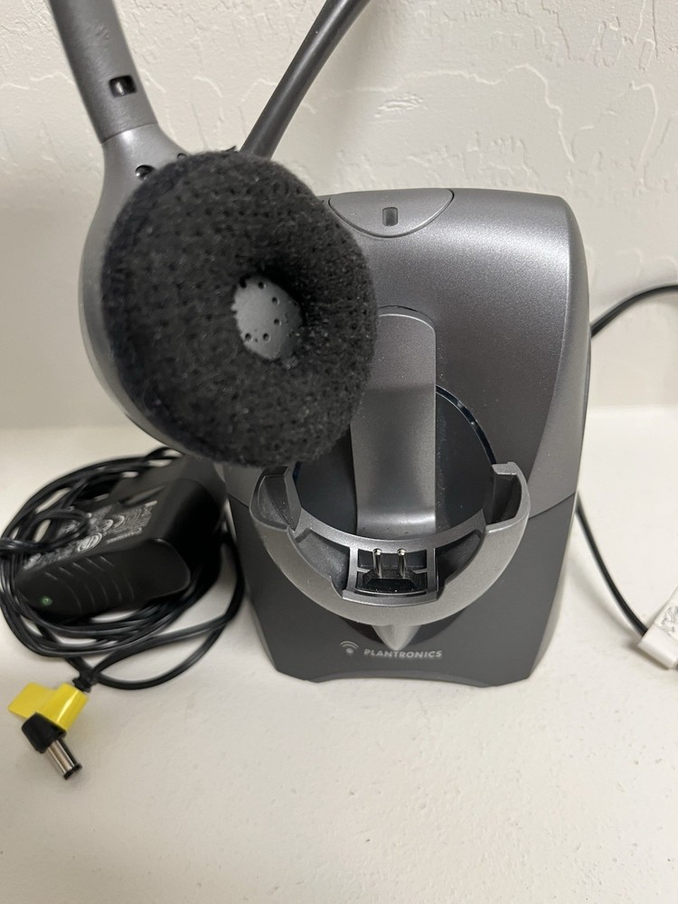 Plantronics Base Unit CS351 CS351N Supra Plus with Headset Works Great