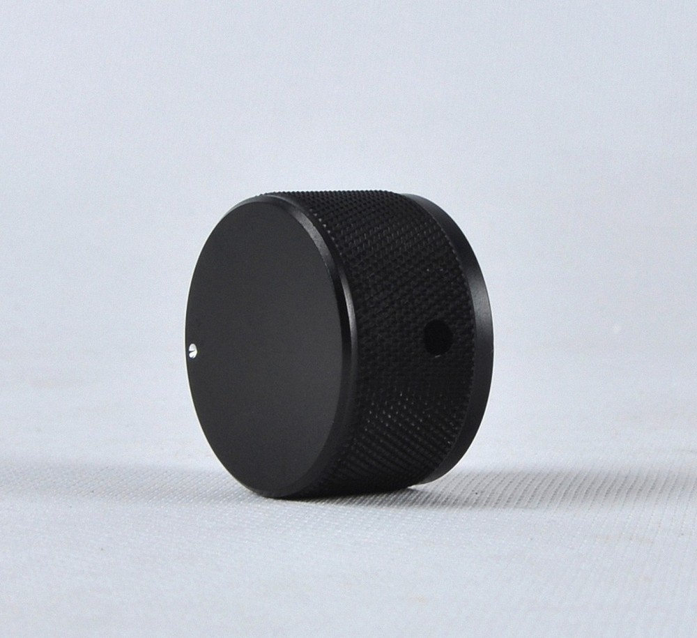 1PC Aluminum knurled silver 38*22 DAC/Amplifier solid volume potentiometer knob