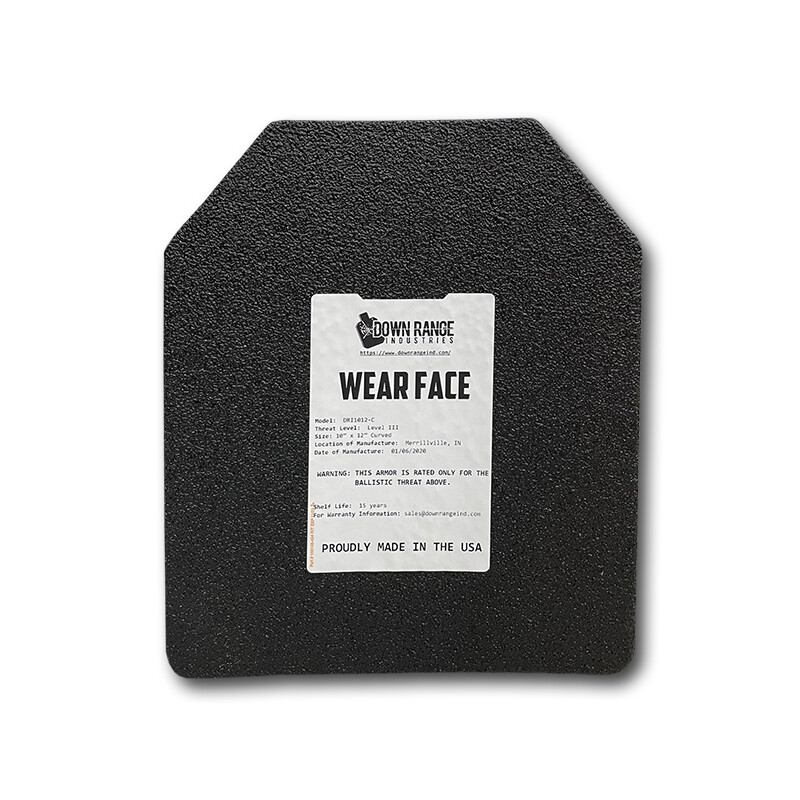 Body Armor AR500 Level 3 Set Of Plates Curved 10x12 FREE TRAUMA PADS