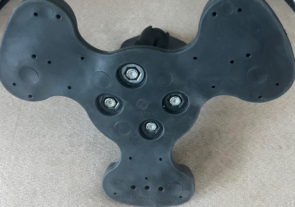 RAM Mount with Post & Bendable Rubber - For Car/Truck Dash Base