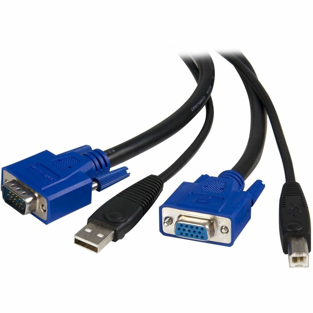 StarTech 15 ft 2-in-1 Universal USB KVM Cable (SVUSB2N1_15)