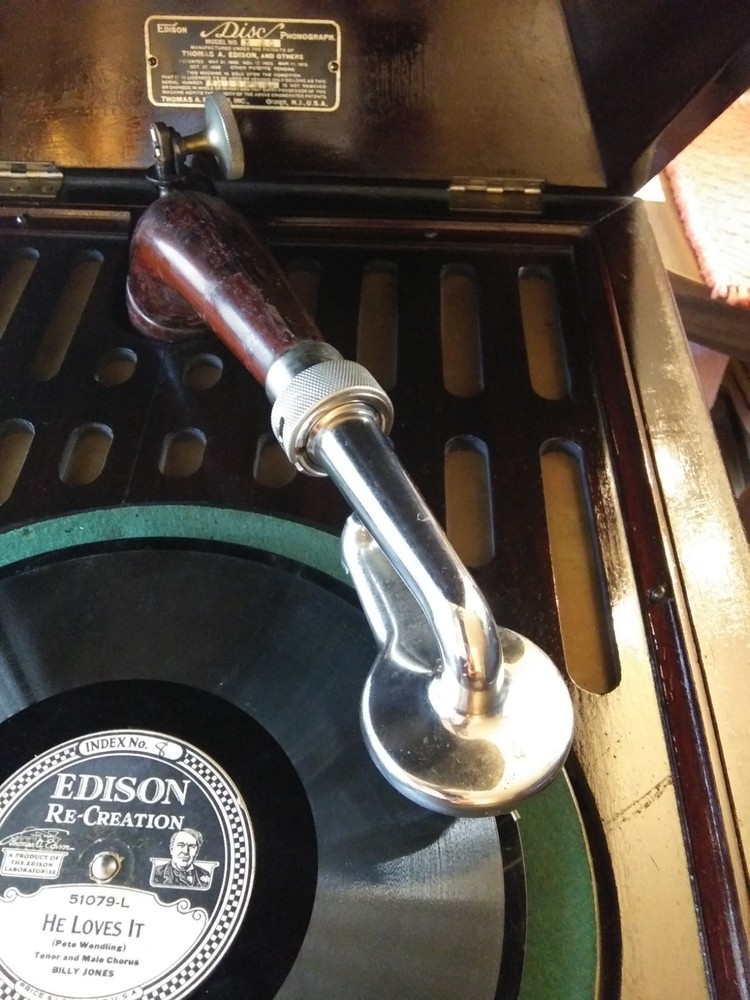 EDISON B-80 DIAMOND DISK PLAYER - EXTREMELY RARE EX. COND. READ FULL DESCRIPTION