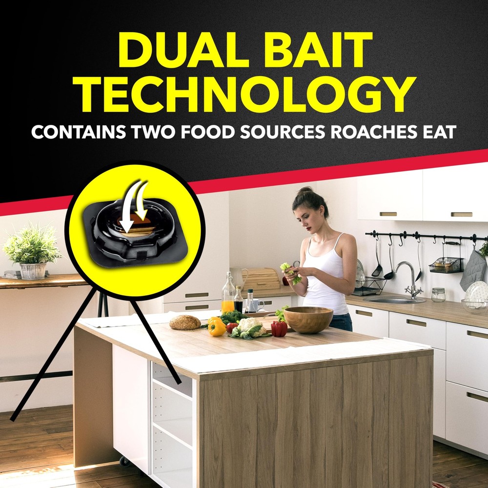 Raid Double Control Small Roach Baits, Plus Egg Stoppers, Child Pack of 1