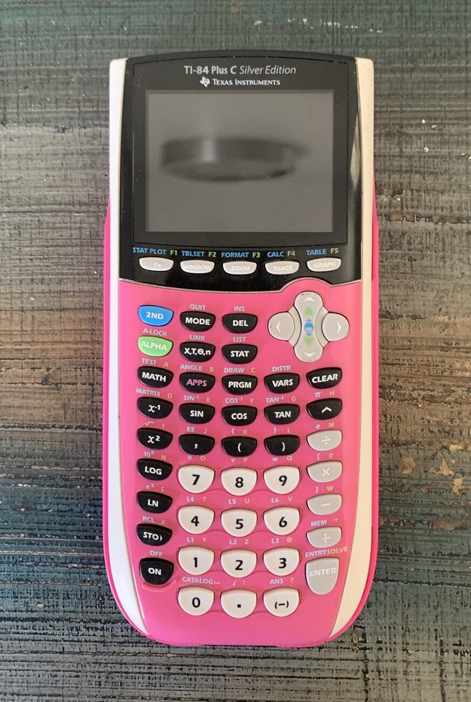 Texas Instruments TI-84 Plus C Silver Edition Grey Graphing Calculator Tested