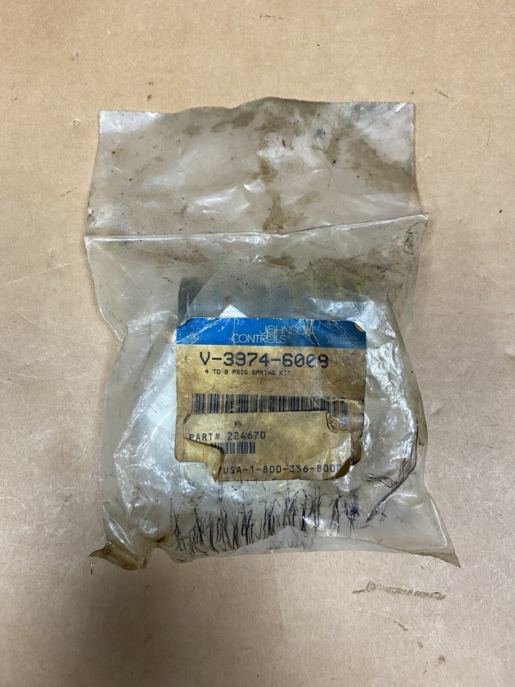 Johnson Controls V-3974-6008 Spring Kit New