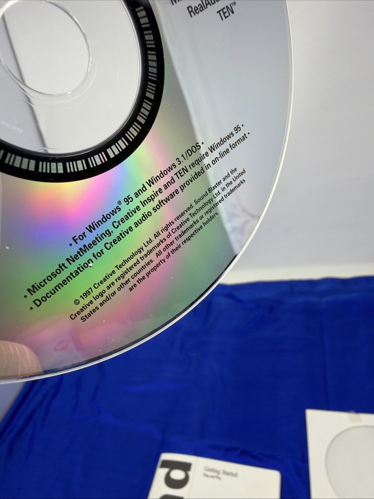 Creative Labs Sound Blaster 16 Software CD-ROM Windows 95 3.1/DOS