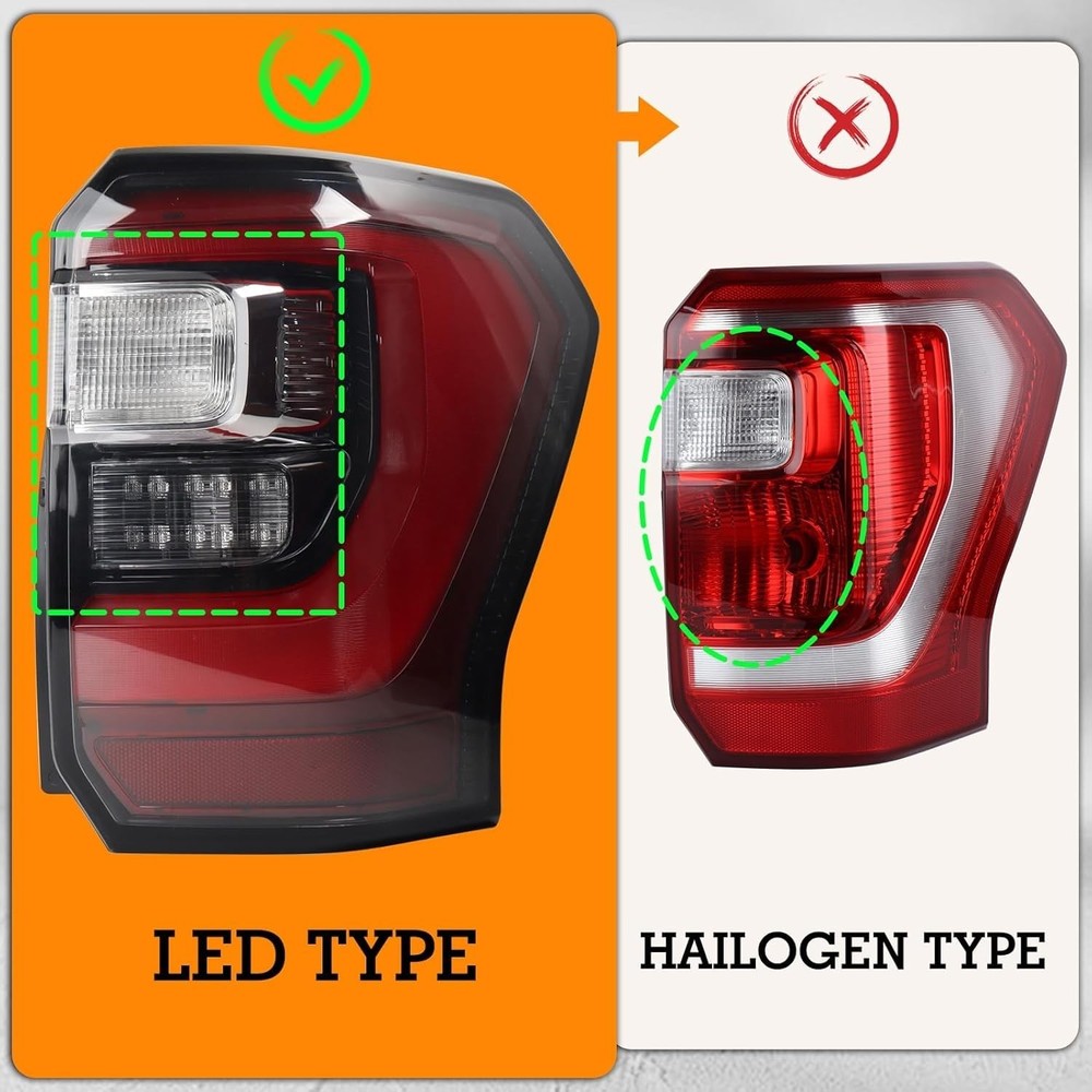LED 后尾灯适用于 2018 - 2021 Expedition 右握制动运行信号反转