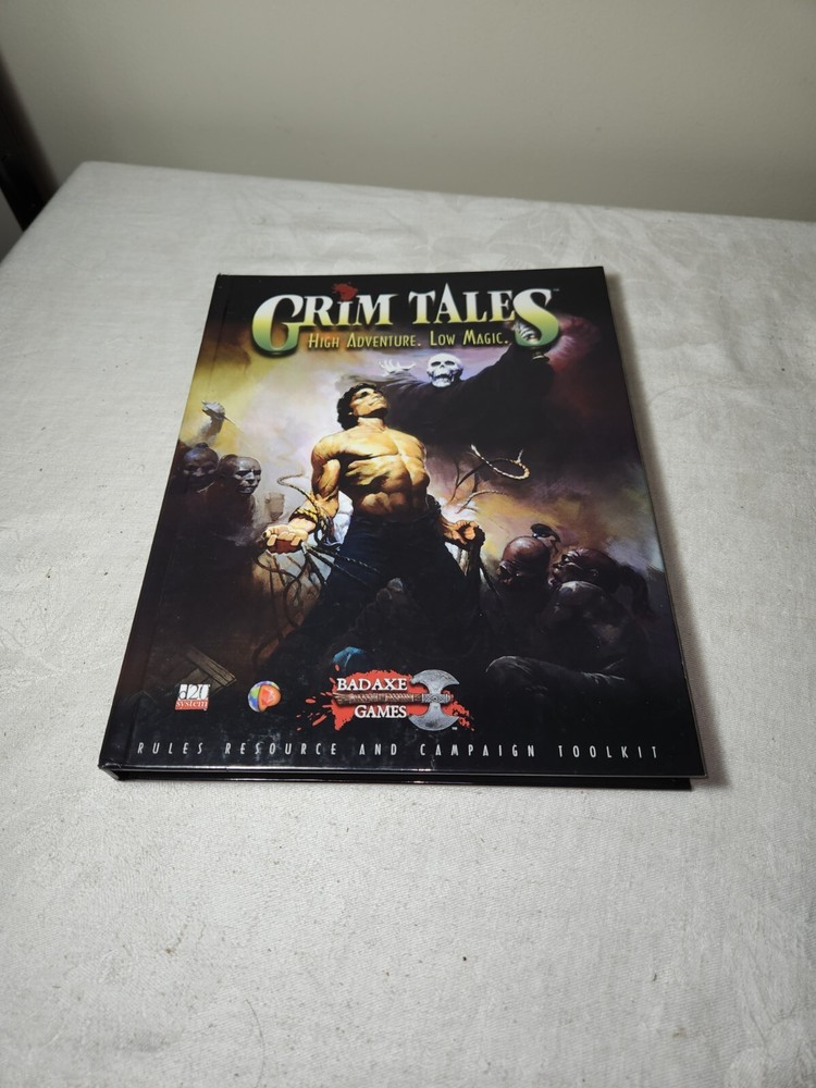 Dungeons & Dragons D20 Grim Tales High Adventure Low Magic Rules & Campaign Book