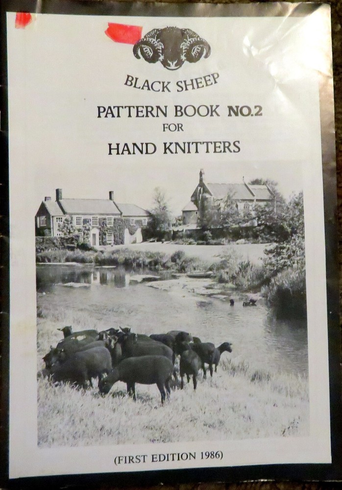 BLACK SHEEP PATTERN BOOK #2 For Hand Knitters - (UK) - First Edition 1986