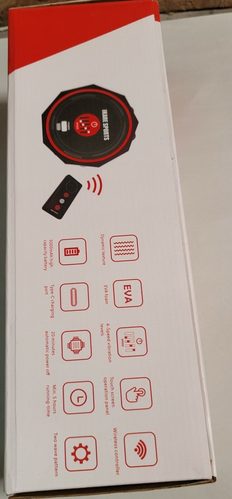 Ikare VFR-01 Vibrating Foam Roller Pro - Black With Remote Controller!!!