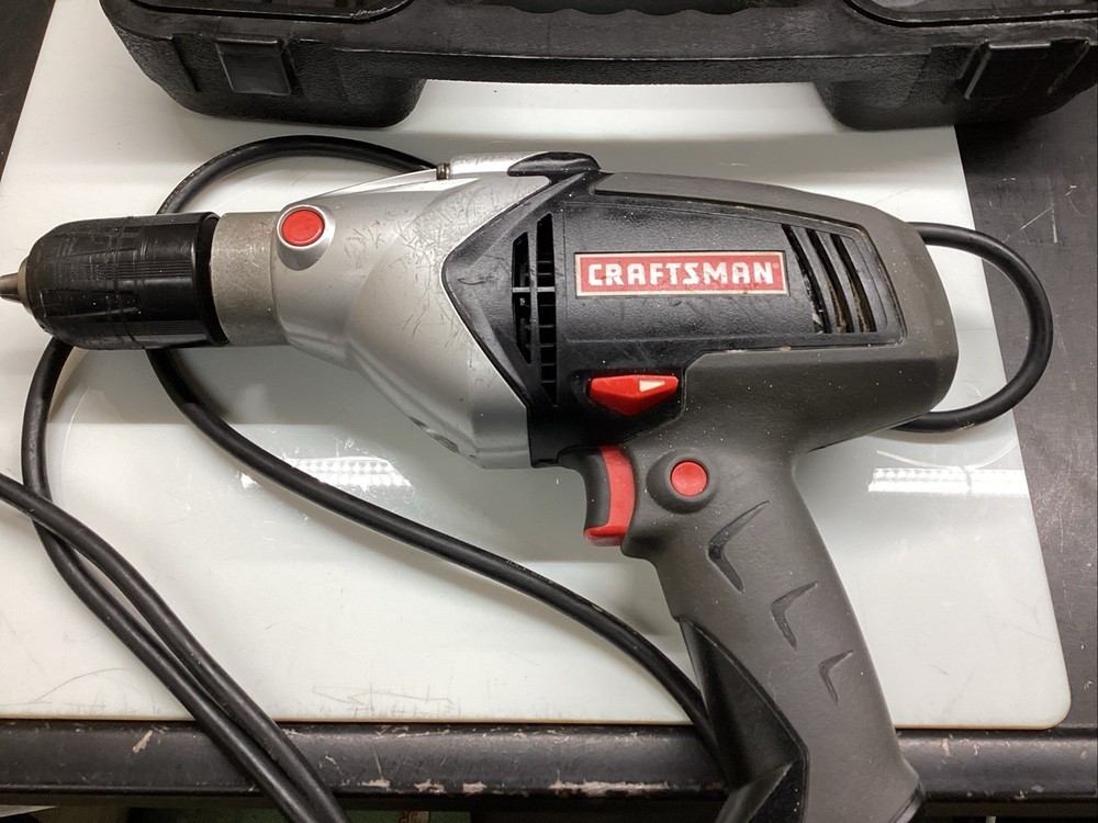 Craftsman 1/2 Inch Variable Speed Reversible Hammer Drill & Case Mod.315.101370