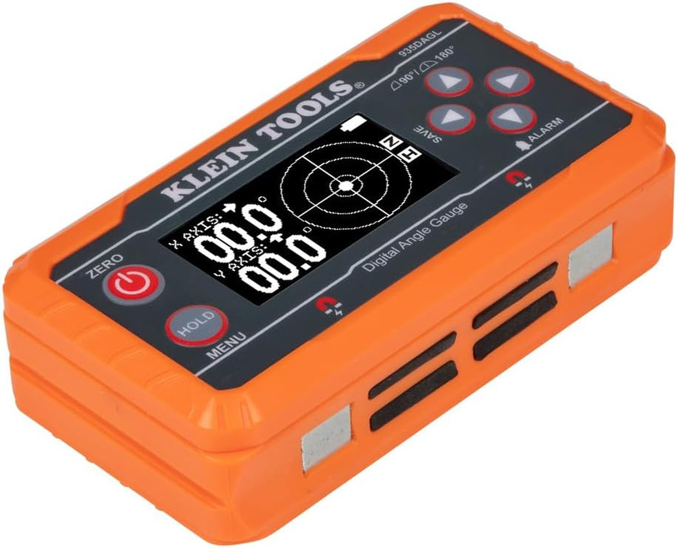 935DAGL Digital Level Angle Finder with Programmable Angles, Measures 0 - 90 and