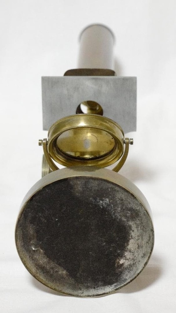 microscope antique collectible Peter Dolond's achromatic microscope