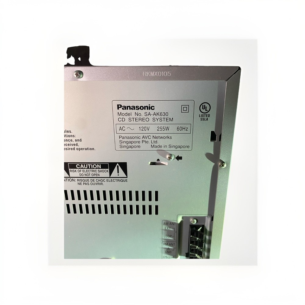 Panasonic CD Stereo System SA-AK630 Receiver Unit Only