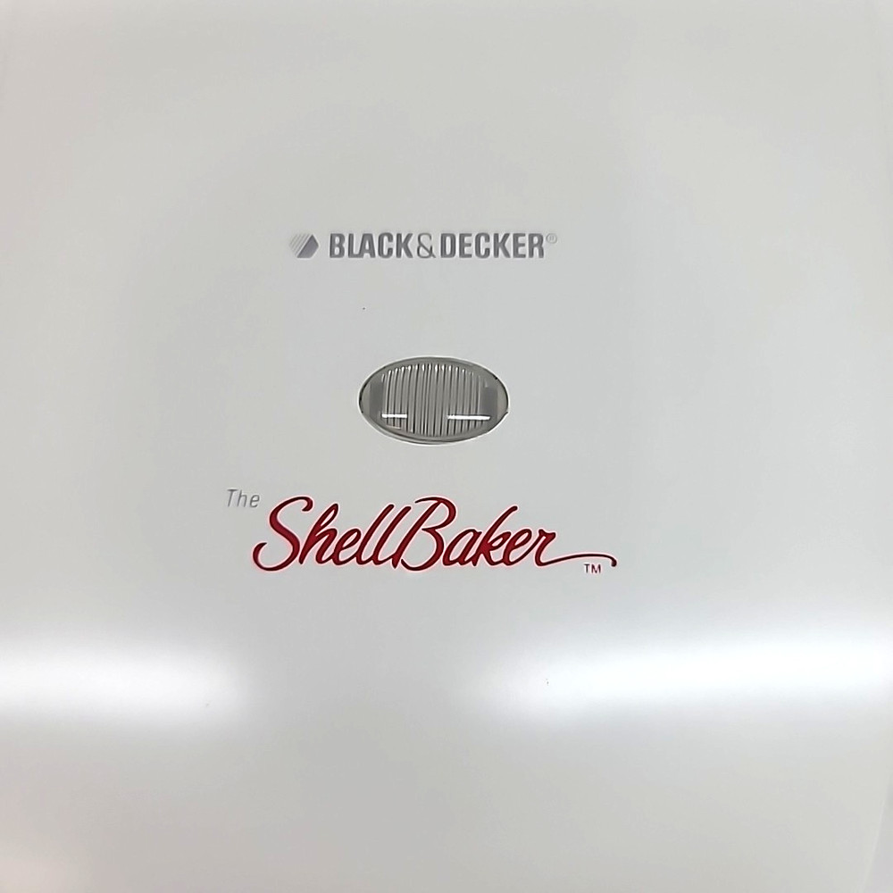 Black & Decker White The Shell Baker Electric Four Shell Meal & Dessert Maker