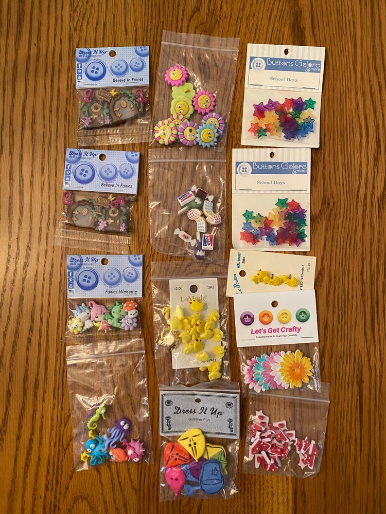 Bulk Novelty Sewing Buttons