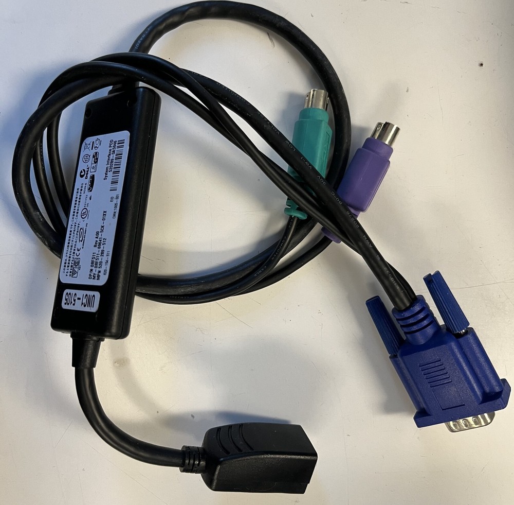 DELL KVM Interface PS/2 to RJ45 Adapter cable
