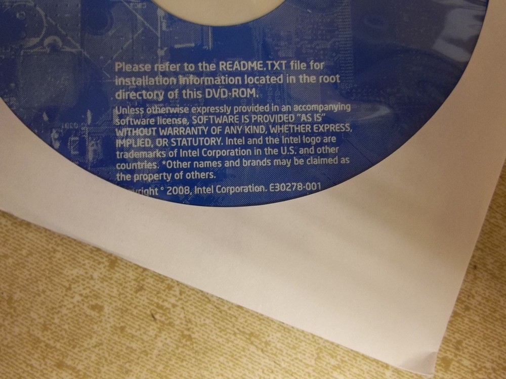 Intel Express Installer Drivers and Bonus Application Software DG33BU DG33FB