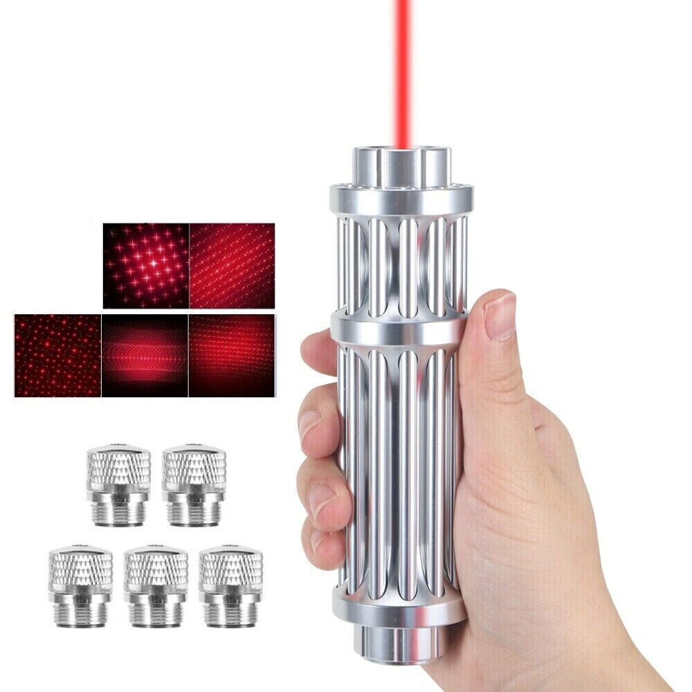 650NM Long Range Red Laser Pointer Adjustable Focus Beam Dot Light Kit