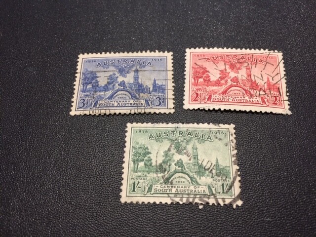 Australia stamp 159-161 used