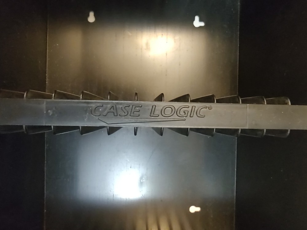 Case Logic 30-CD Storage Rack Black Plastic Holder Stackable Wall Mount D1