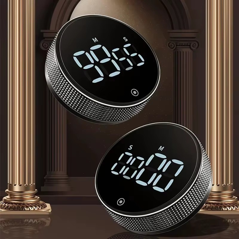 Magnetic Kitchen Digital Timer, Manual Countdown Mechanical Cooking Stopwatch