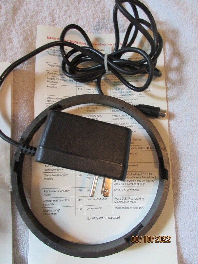 KRONOS TIMEKEEPER Series 400 TIME CLOCK w/ access cards NEVER USED???