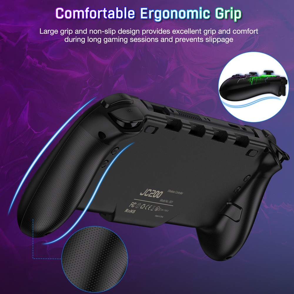 Switch Controller for Nintendo Switch/OLED,Full-Size Grip Wireless Switch Joypad