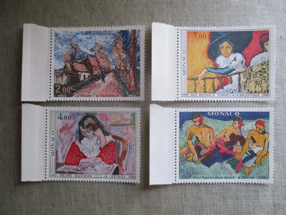 Monaco, Scott# 1242-1245, MNH