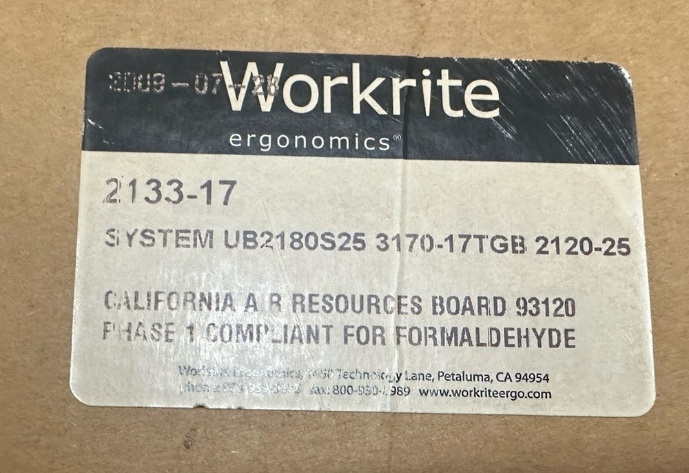 Workrite Ergonomics Adjustable Keyboards 17" 2133-17