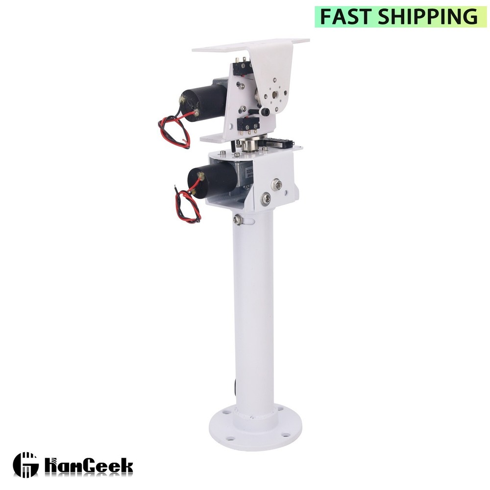 2 Axis Solar Tracker Controller w/ Remote Control + DC 2 Axis Gimbal for