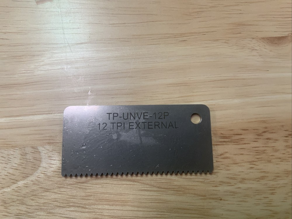 gagemaker TP-UNVE-12P- thread profile gage 12 TPI external