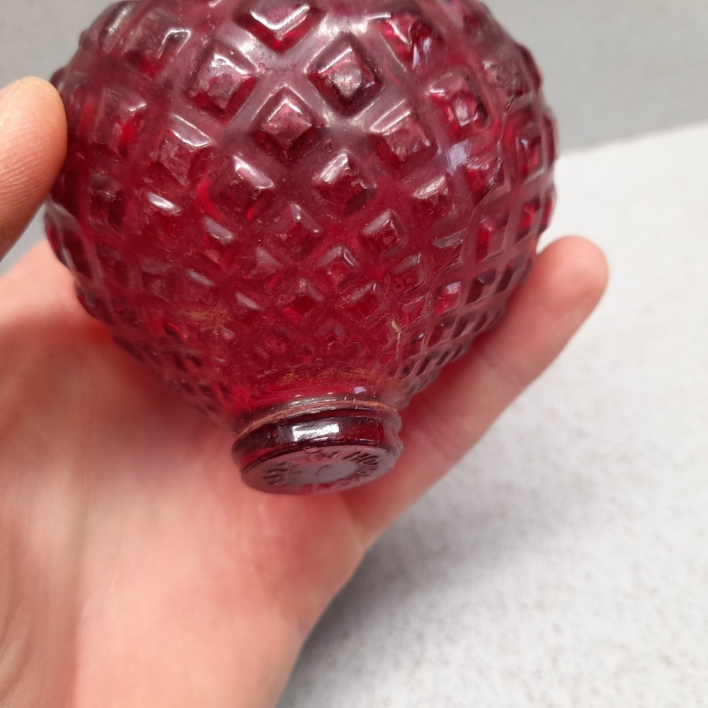 Oil lamp- With Wick. Missing a pedestal/ base