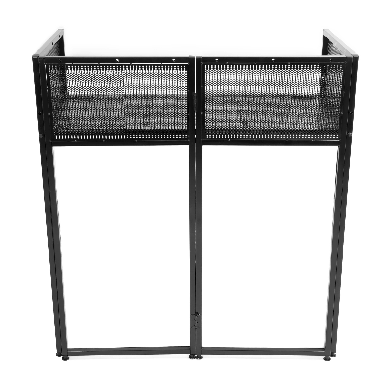 Portable DJ Table Stand Adjustable Booth Facade+Built in Flat Table w/Travel Bag