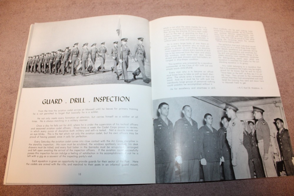 Original WW2 U.S. Army Air Forces "Preflight" Aviation Cadets April 1943 Booklet