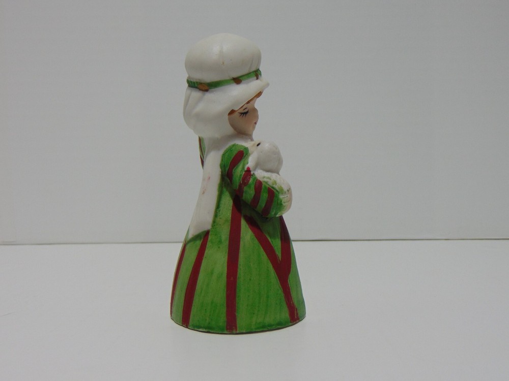 Shepherd Boy With Lamb Ceramic Novelty Bell