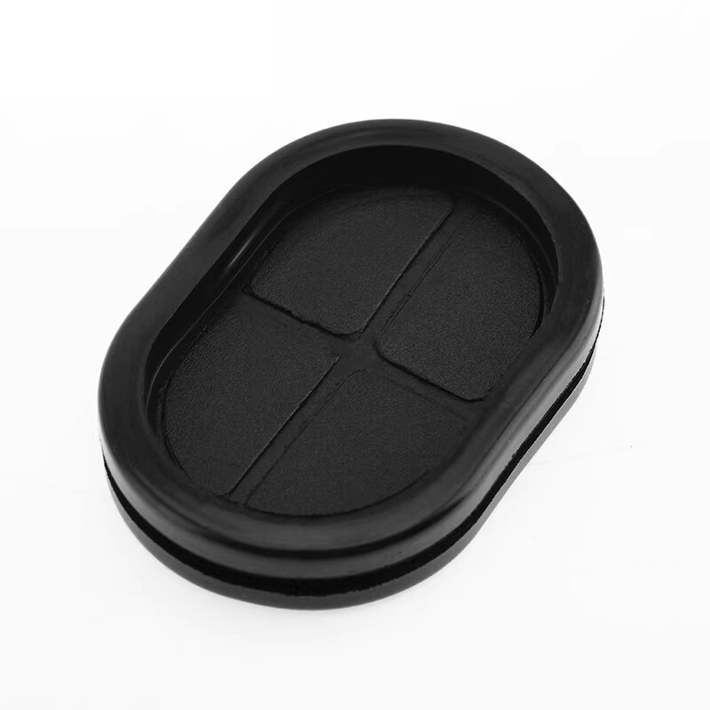 Synthetic Rubber Oval Shape Closed Grommets Double-Sided Cable Bung Various size