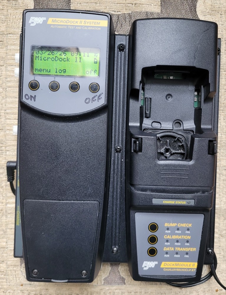 BW MicroDock II System & DockModule II GasAlertMicroClip XT Test & Calibration